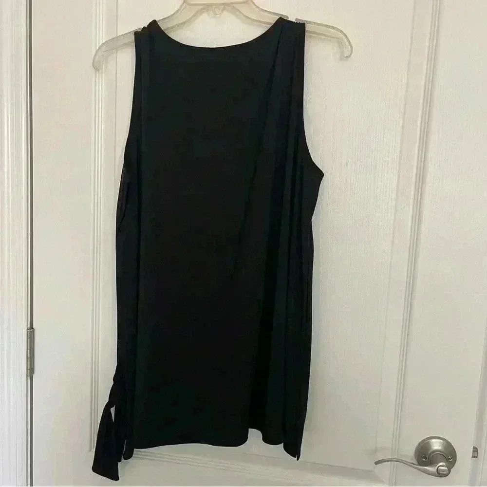 Dressy Tank Top With Side Tie - Picture 3 of 6
